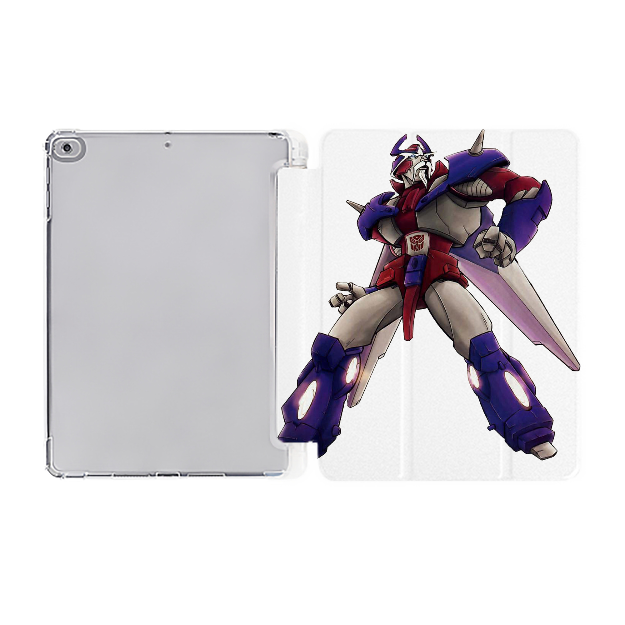 （画像用）  IPad ケース ペン収納付き 三つ折りスタンド PUレザー×シリコン 対応機種9.5/10.5/10.9インチ